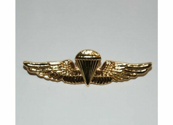 US Army Airforce Paratrooper Wings Insignia Badge Gold Navy Marines WK2 WKII