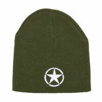 US Army Allied Star Patch Watch Cap Strickmütze...