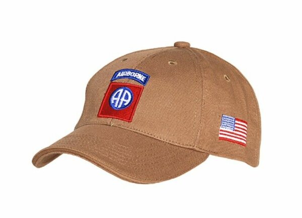 US Army Baseball Cap Sand 82nd Airborne AA All American USMC Marines Vietnam