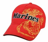 US Army Baseball Cap USMC Red Airborne Screaming Eagle...