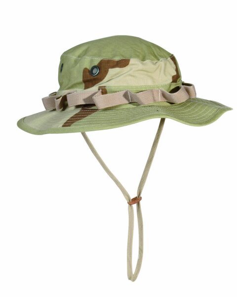 US Army Camo GI Dschungelhut R/S Boonie Hat Desert Gr L Fischerhut Anglerhut