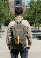 US Army Canvas Vintage Flight Bag Rucksack Backpack Para...