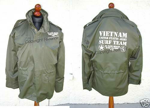 US Army Charlie dont surf Vietnam M65 Feldjacke S 3XL Fieldjacket USMC Marines