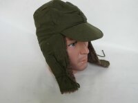 US Army Original Winter Field Cap OD MQ1 MINT Alpaca Wintermütze Reforger Korea