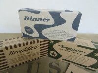 US Army WKII Field Ration Type K 1944 Dinner Lunch...