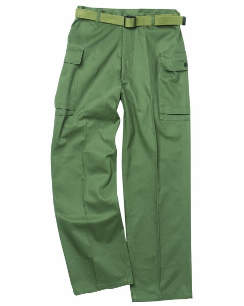 US Army WWII HBT Feldhose Gr XL Fieldtrouser Kampfhose Paratrooper Navy WK2