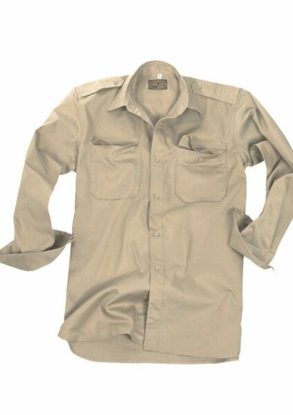 US BDU Feldhemd R/S "Light Tropenhemd Khaki / Coyote Gr L Army Navy Paratrooper