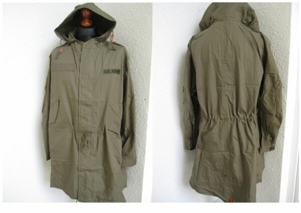 US Shell Kapuzenparka M51 Fishtail Parka Feldjacke Jagdjacke + Futter Oliv XS /S