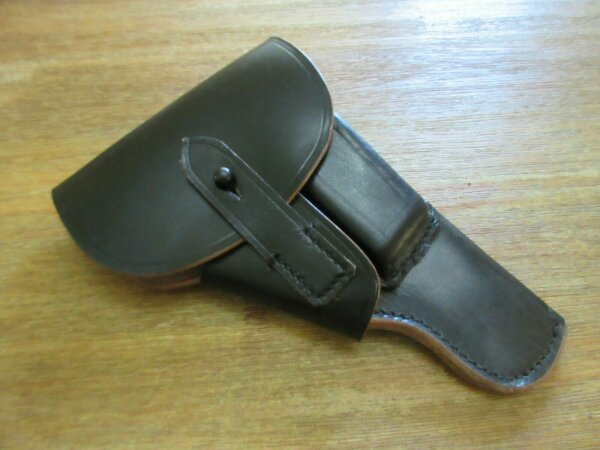 WH Pistolentasche Caliber 7.65 Offizier Pistol Holster Leather Wehrmacht WaA WW2