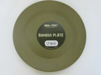 Bambus Teller + Becher Bamboo Plate + Cup Light Camping Geschirr Outdoor Army