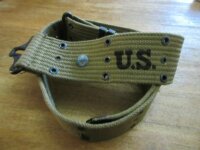 Original US Army Koppel Lochkoppel M36 Belt WK2 WWII 1942...