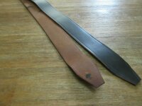 Russ. Dienst Koppel Schwarz-140cm 45mm Belt Lederkoppel Universal Ledergürtel