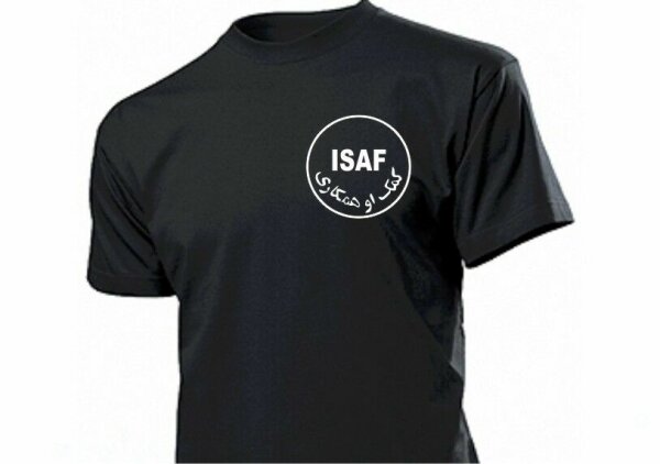 ISAF T-Shirt Gr 3-5XL Bundeswehr BW WK2 WWII Irak Afghanistan Iran Kabul Kfor