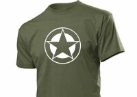 T-Shirt Allied Star US Army Airforce Marines Navy Seals...