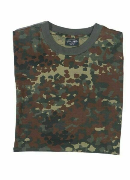 T-Shirt Bundeswehr Flecktarn Erbsentarn S-4XL BW WH Peadot Camo Nato Hunting