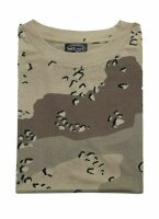 T-Shirt Chocolate Chip Tarnung 6-color Camouflage US Army...