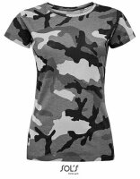 T-Shirt Damen 3-color Woodland Urban Night Camouflage Tarnung US Army Camo Women