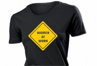 Women at Work T-Shirt Damen Rundhals