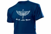 US Airforce T-Shirt Fl&uuml;gel mit Propeller