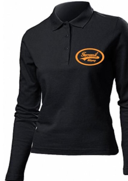 Damen Langarm Polo Shirt Ferromil