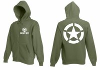 HMVEE with Allied Star Hooded Jacket Size S-XXL