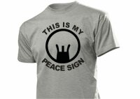 &quot;This is my Peace Sign&quot; with Visier T-Shirt