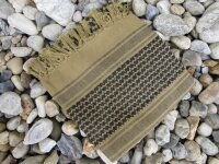 PLO Halstuch Schal Palästinenser Shemagh Braun/Schwarz