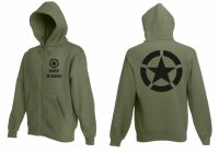 Ihre Marke/Text Kapuzen Jacke mit Allied Star