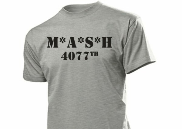 MASH 4077 T-Shirt M*A*S*H 4077th #1 M.A.S.H. WH US Army