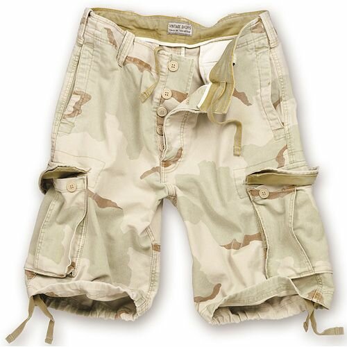 US Army M65 Desert Shorts Prewashed Paratrooper