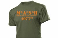 MASH 4077 T-Shirt M*A*S*H 4077th #2 M.A.S.H. WH US Army