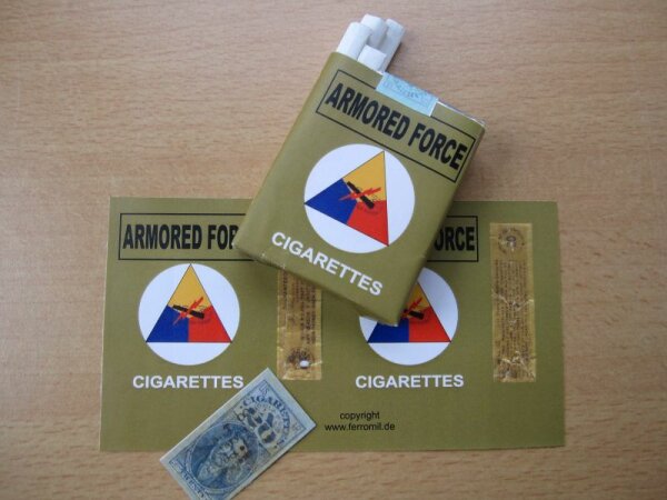 Armored Force 1944 Cigarette Sticker