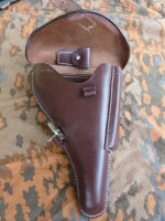 P08 Hard Shell Pistol Holster Brown