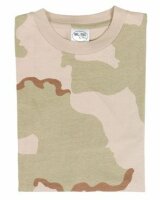 T-Shirt 3-color Desert Storm US Army Camo