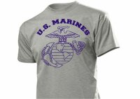 USMC US Marines US Navy Insignia T-Shirt #2