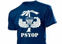 T-Shirt US Army PSYOP Palmtree Airborne Wings