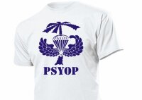 T-Shirt US Army PSYOP Palmtree Airborne Wings