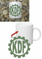 KDF Zahnkranz Kaffee Becher