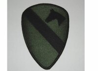 1st Cavalry Kavallerie Patch Aufn&auml;her gelb oder oliv