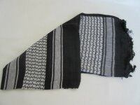 PLO Scarf Palästinenser Shemagh Black/White