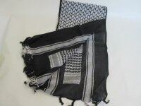 PLO Halstuch Schal Palästinenser Shemagh Schwarz/Weiß