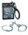 Security Polizei Handschellen Hand Cuffs Single Lock