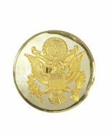 Drill Seargant Cap Button Gold