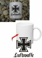 Luftwaffe (Airforce) Coffee Mug with Iron Cross