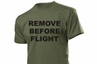 T-Shirt Remove Before Flight Gr S-5XL