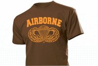 T-Shirt Airborne with the Paratrooper Wings