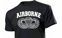 T-Shirt Airborne with the Paratrooper Wings
