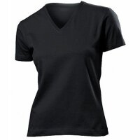 Women V-Neck T-Shirt Short Sleeve
