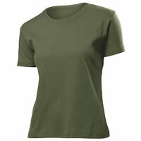 Damen Rundhals Kurzarm T-Shirt
