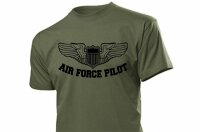 T-Shirt US Air Force Pilot Wings Armed Forces